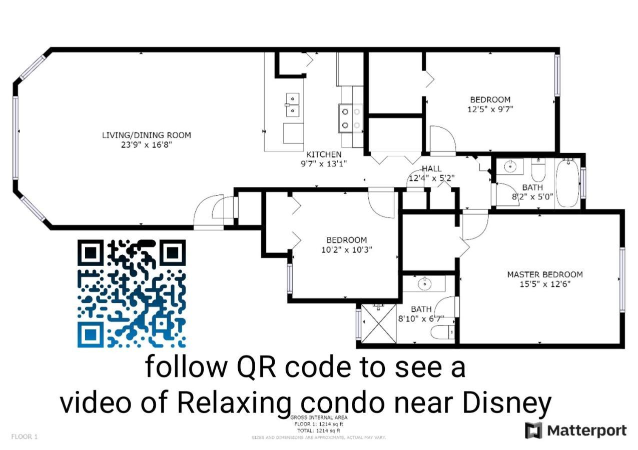 Beautiful Cozy Retreat Near Disney - Spacious Condo Kissimmee Exteriér fotografie